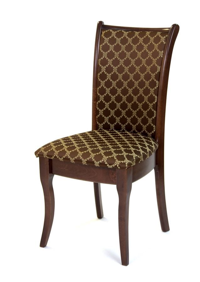 Стул Визит-1 шоколад цвет, ткань Андрис соты 22/2