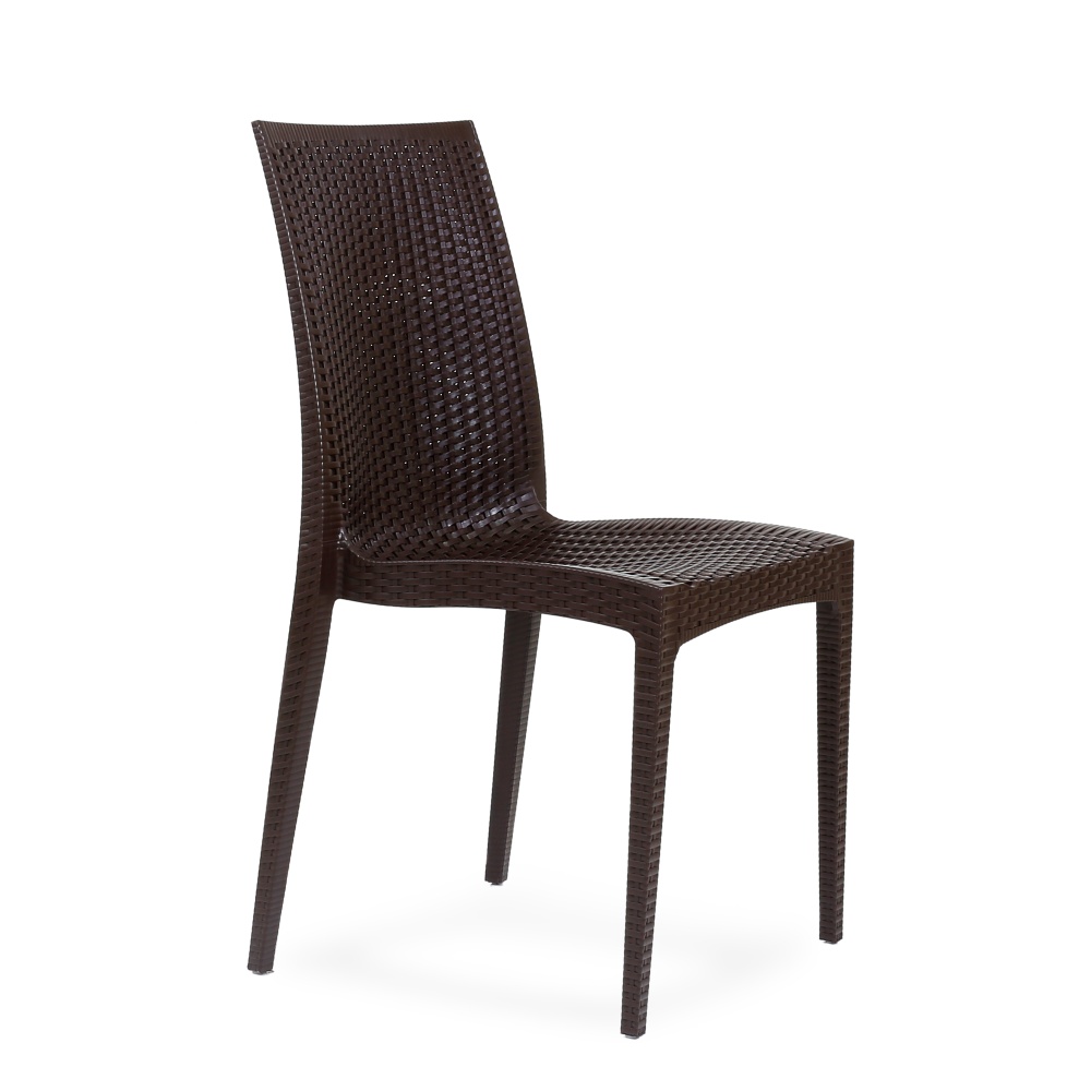 Стул N-36 пластик темно-коричневый