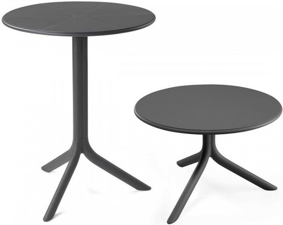 Стол пластиковый обеденный Spritz + Spritz Mini черный