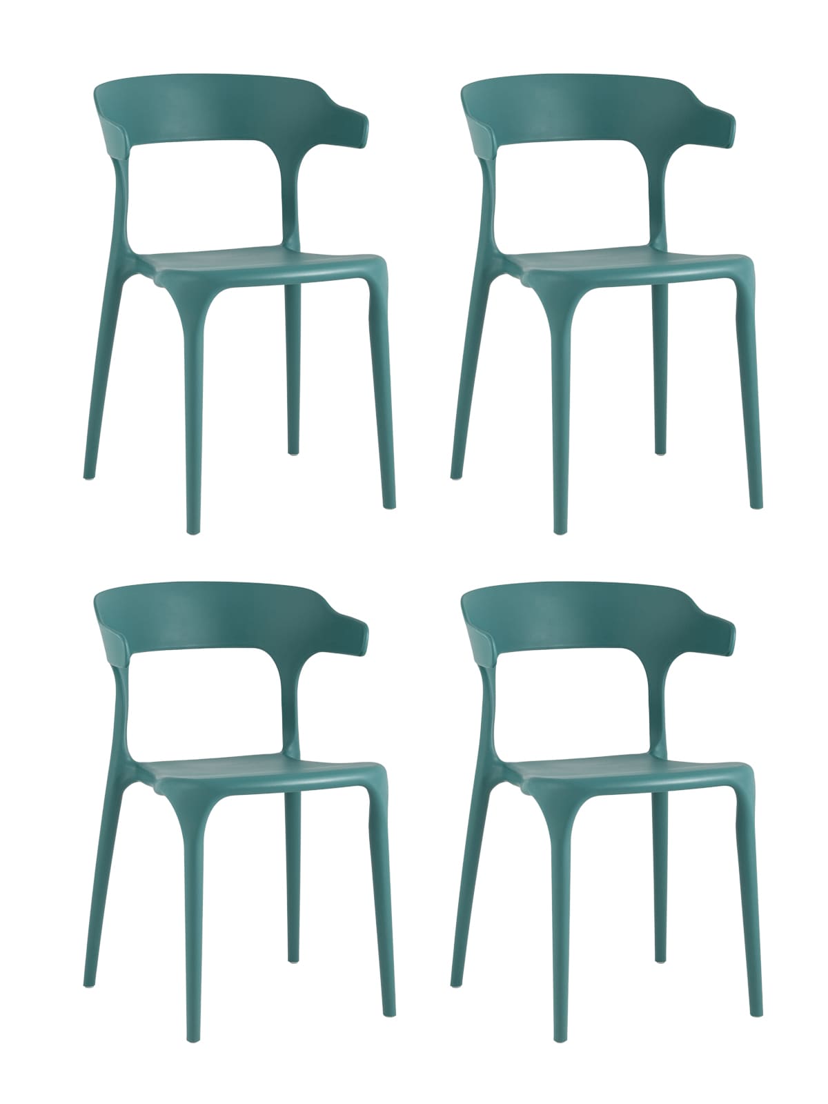 Стул Neo пластик темно-бирюзовый 4 шт.
