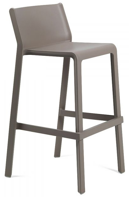 Стул пластиковый барный Nardi Trill Stool тортора