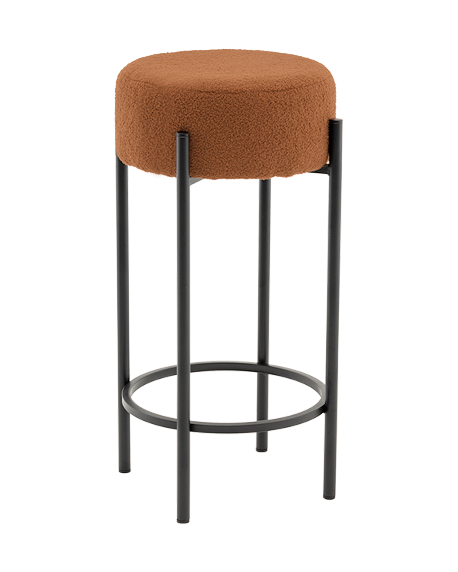 Стул барный Беккет букле терракотовый