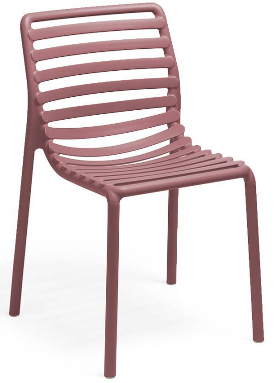 Стул пластиковый Doga Bistrot марсала
