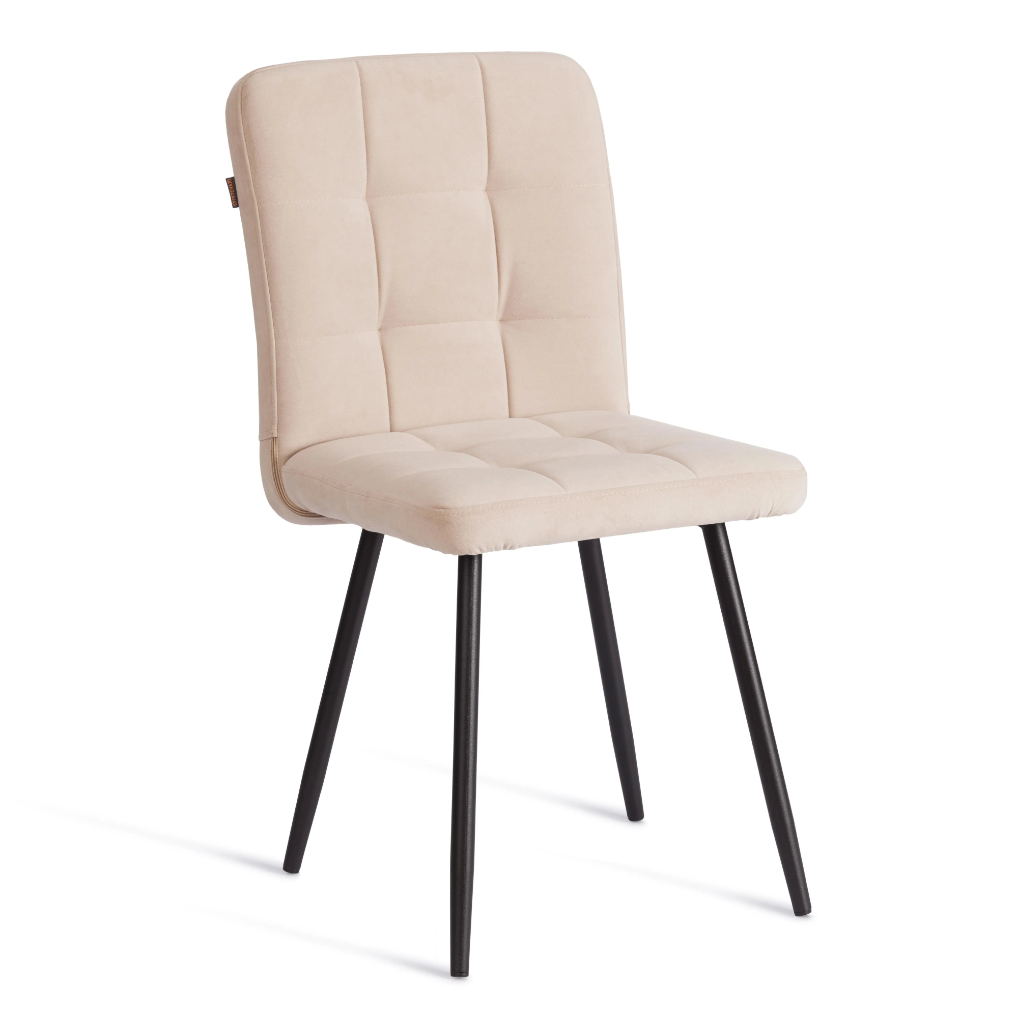 Стул обеденный Medeo бежевый велюр