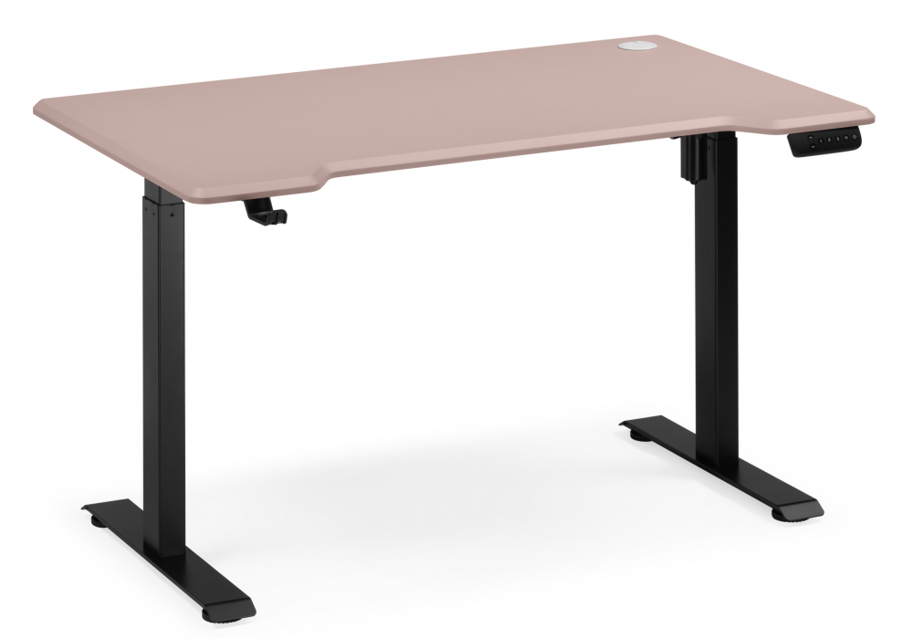 Компьютерный стол Маркос 120х75 розовый, черный