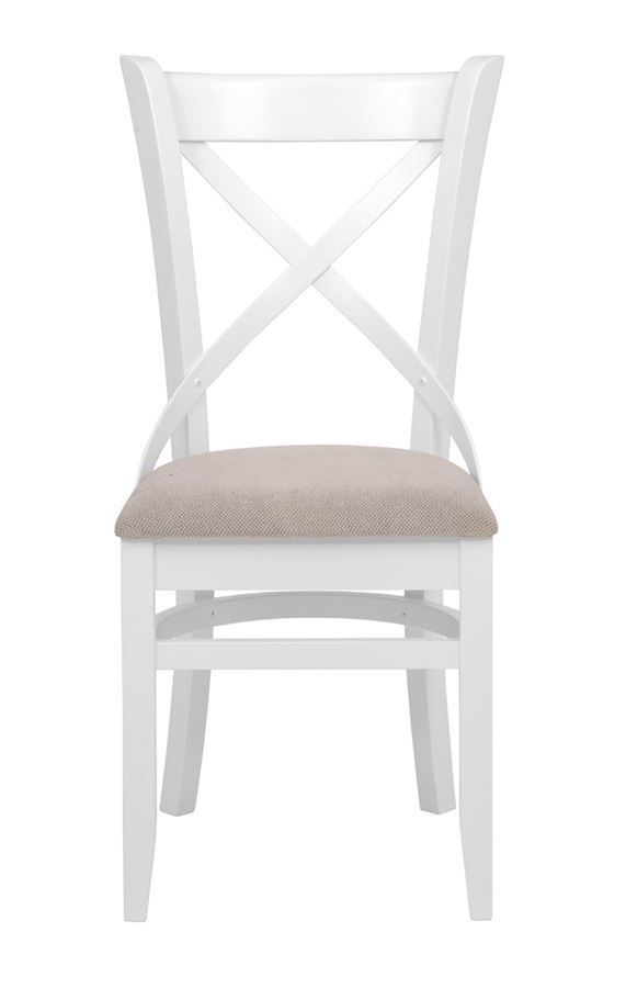 Стул "Hugo" белый, бежевый