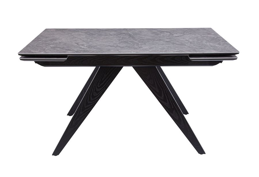 Стол Невада керамика 1400*800+300+300 керамика Baolai, черный