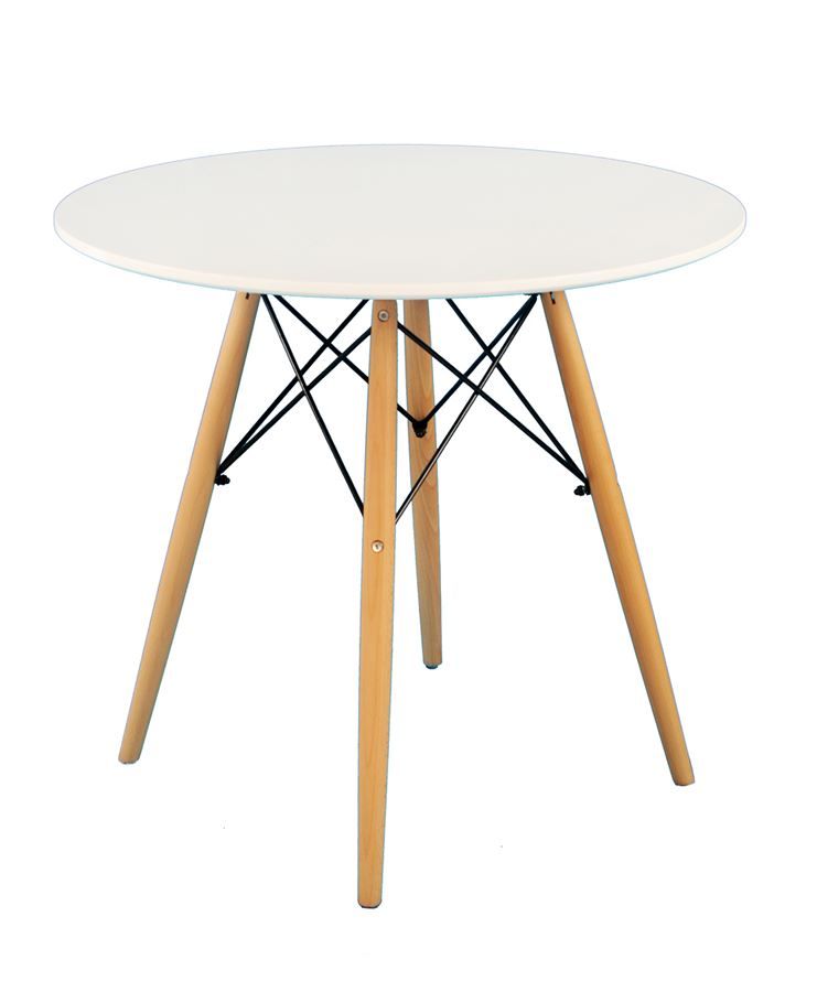 Стол кухонный обеденный круглый Луи с пластиковой столешницей