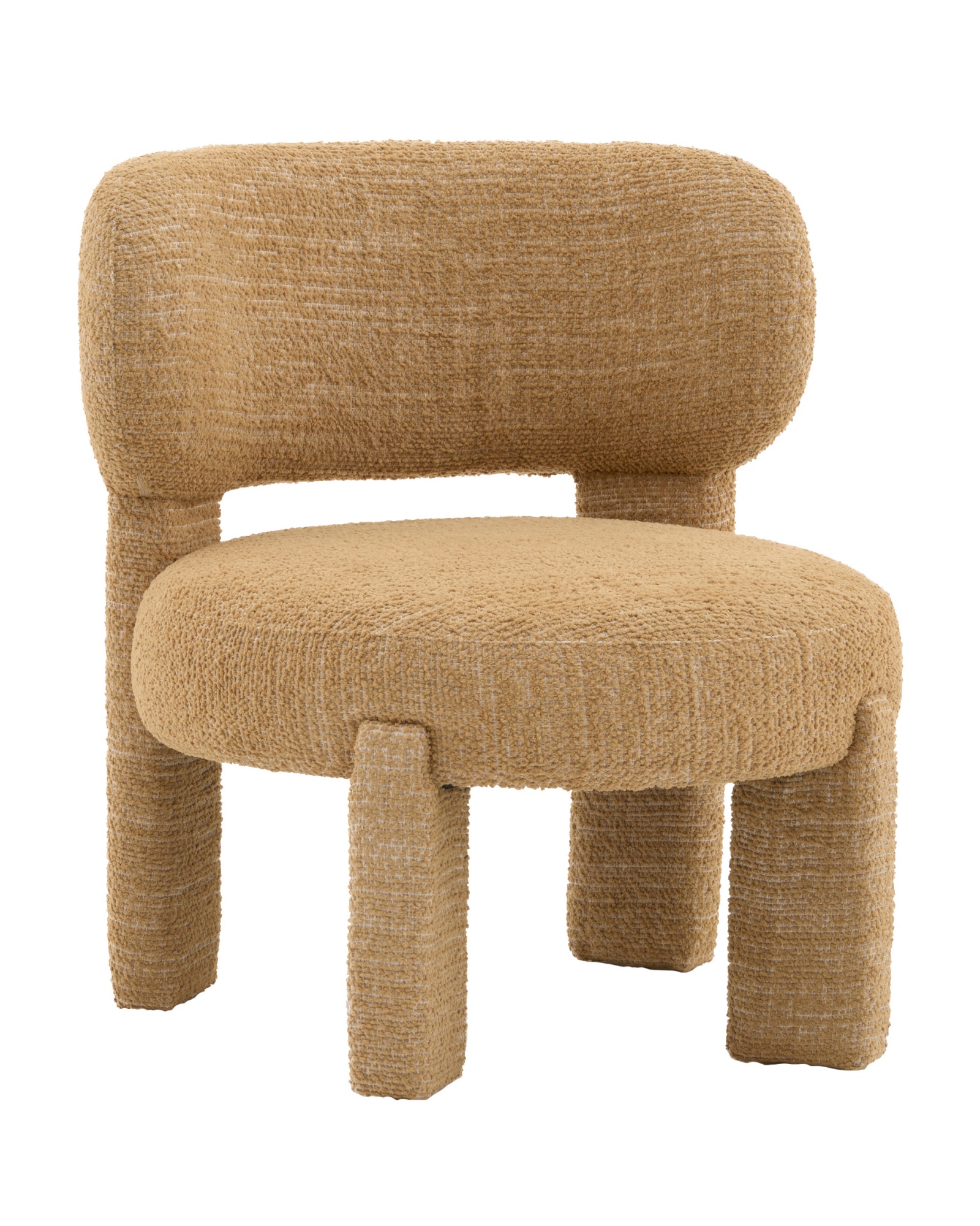 Кресло лаунж Fani горчичный