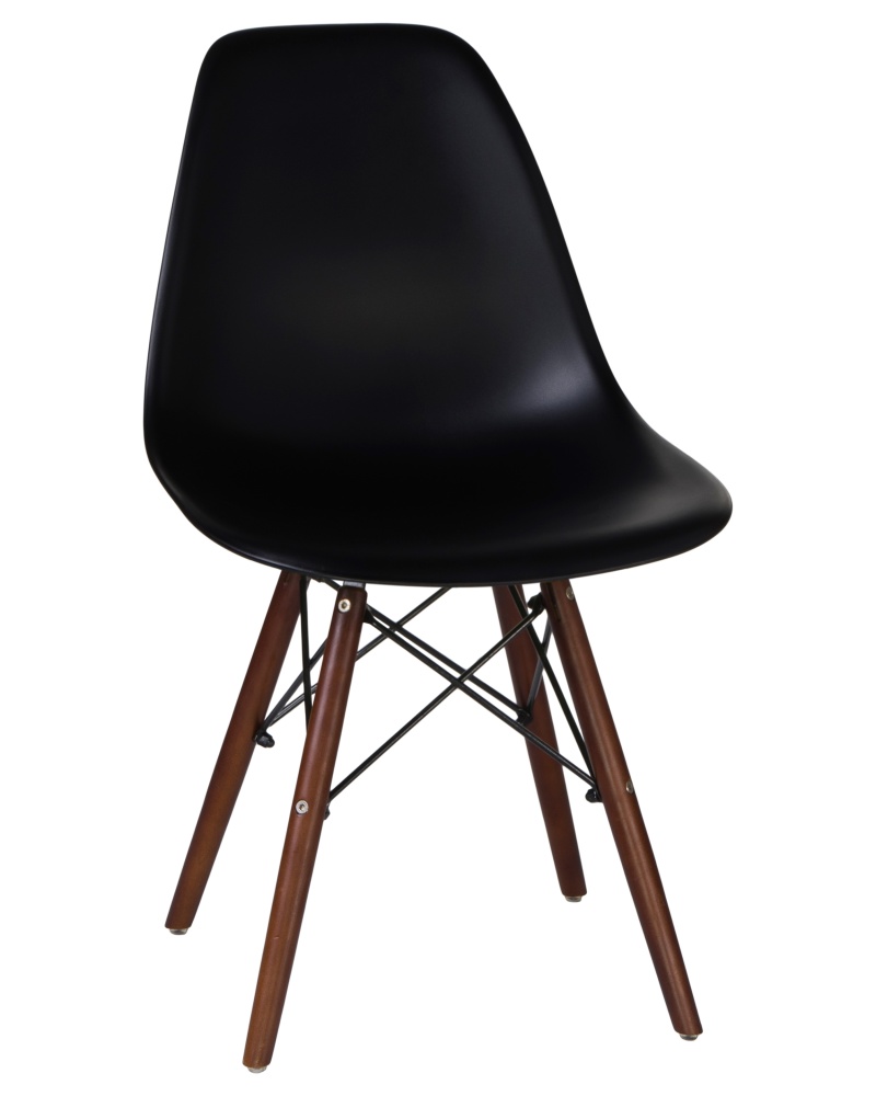 Стул обеденный LMZL-PP623 ножки темный бук сиденья черный