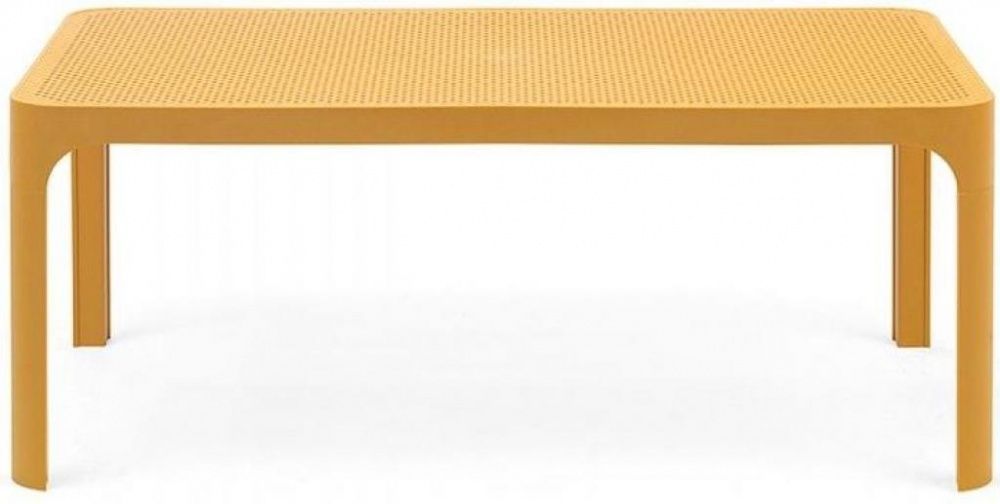 Столик пластиковый журнальный Net Table 100 желтый