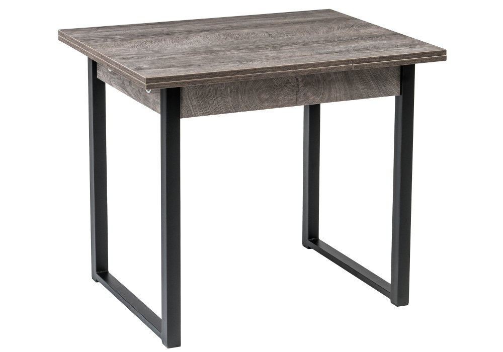 Стол деревянный Форли дуб рошелье, черный матовый