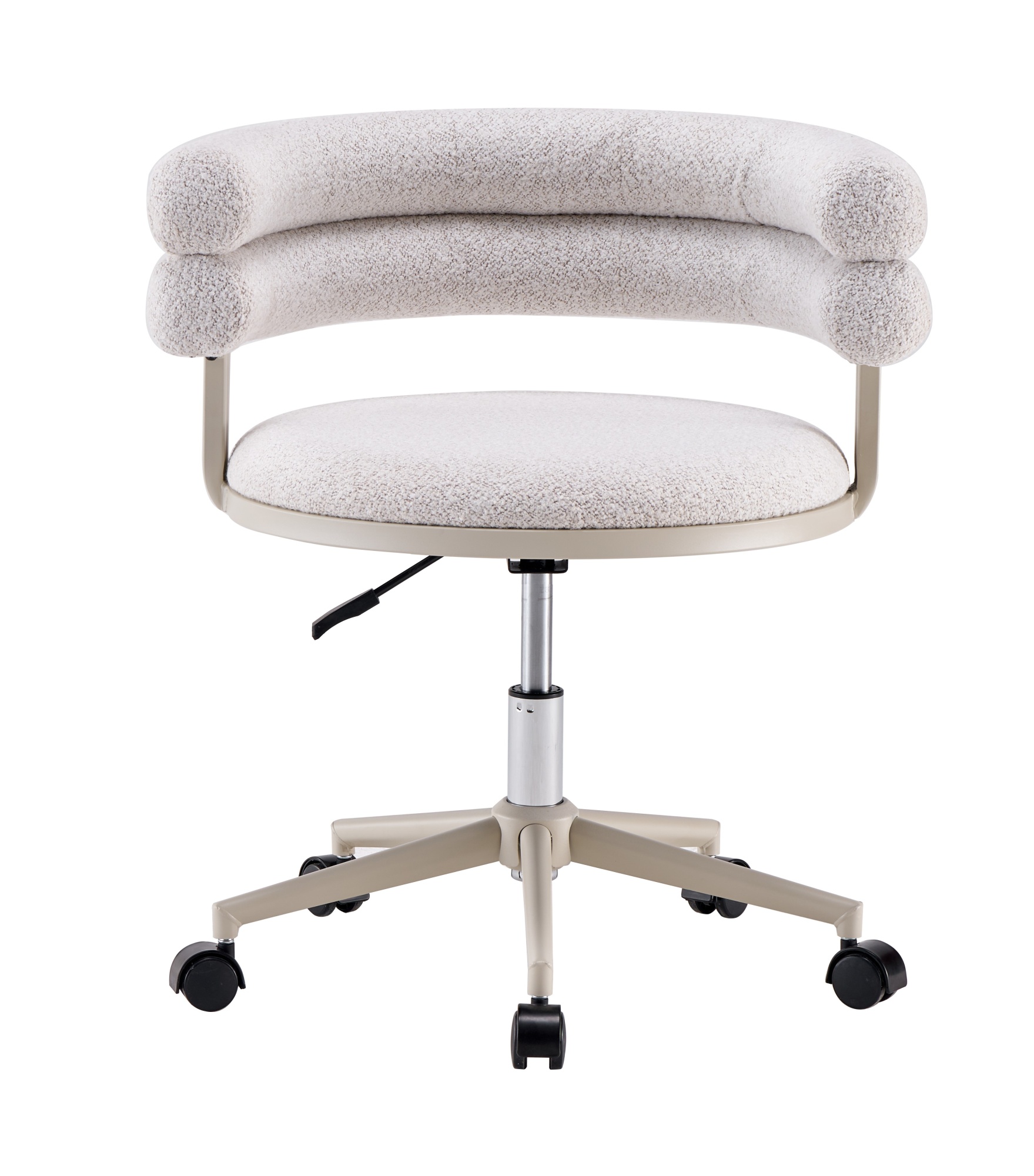 Кресло офисное Ponty светло-серое с серыми ножками