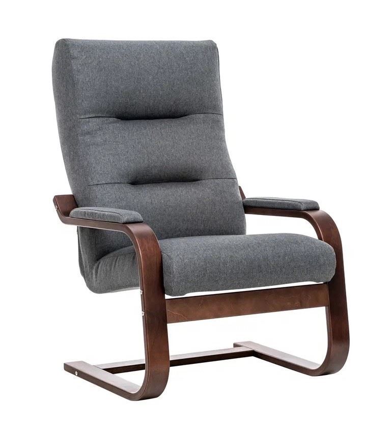 Кресло Оскар орех текстура и ткань мальмо 95