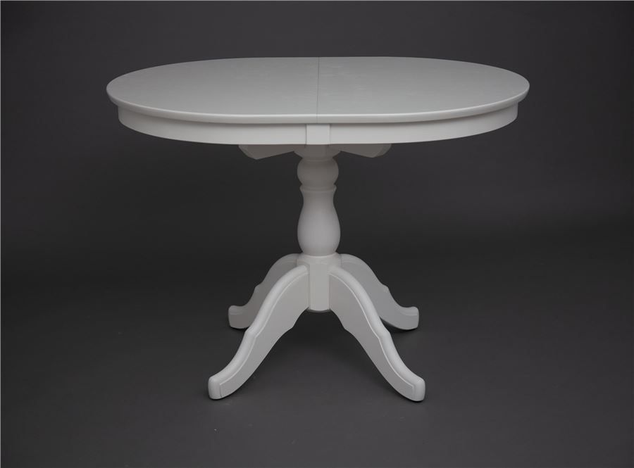 Раздвижной стол Овальный 110 слоновая кость 9001