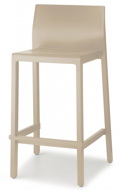 Стул полубарный пластиковый Scab Design Kate тортора