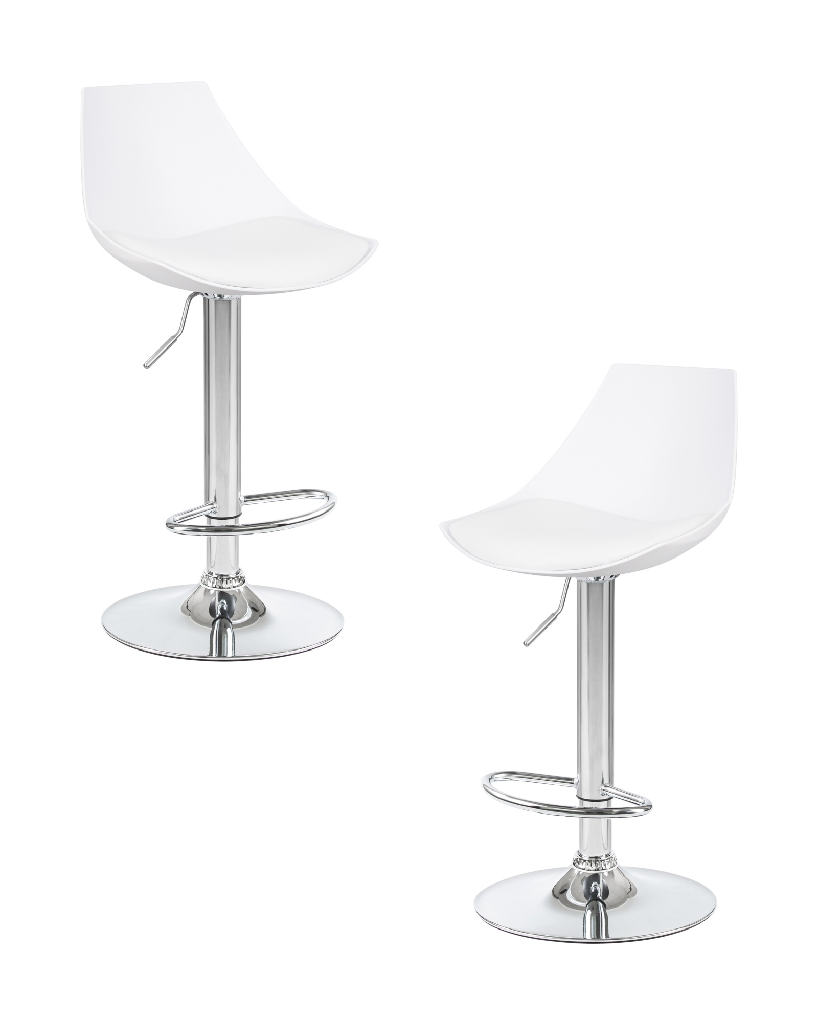 Набор 2 шт Стул барный ROCKY белый