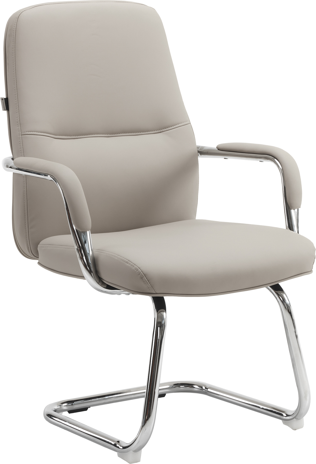 Кресло для посетителей Vesta CF экокожа бежевый