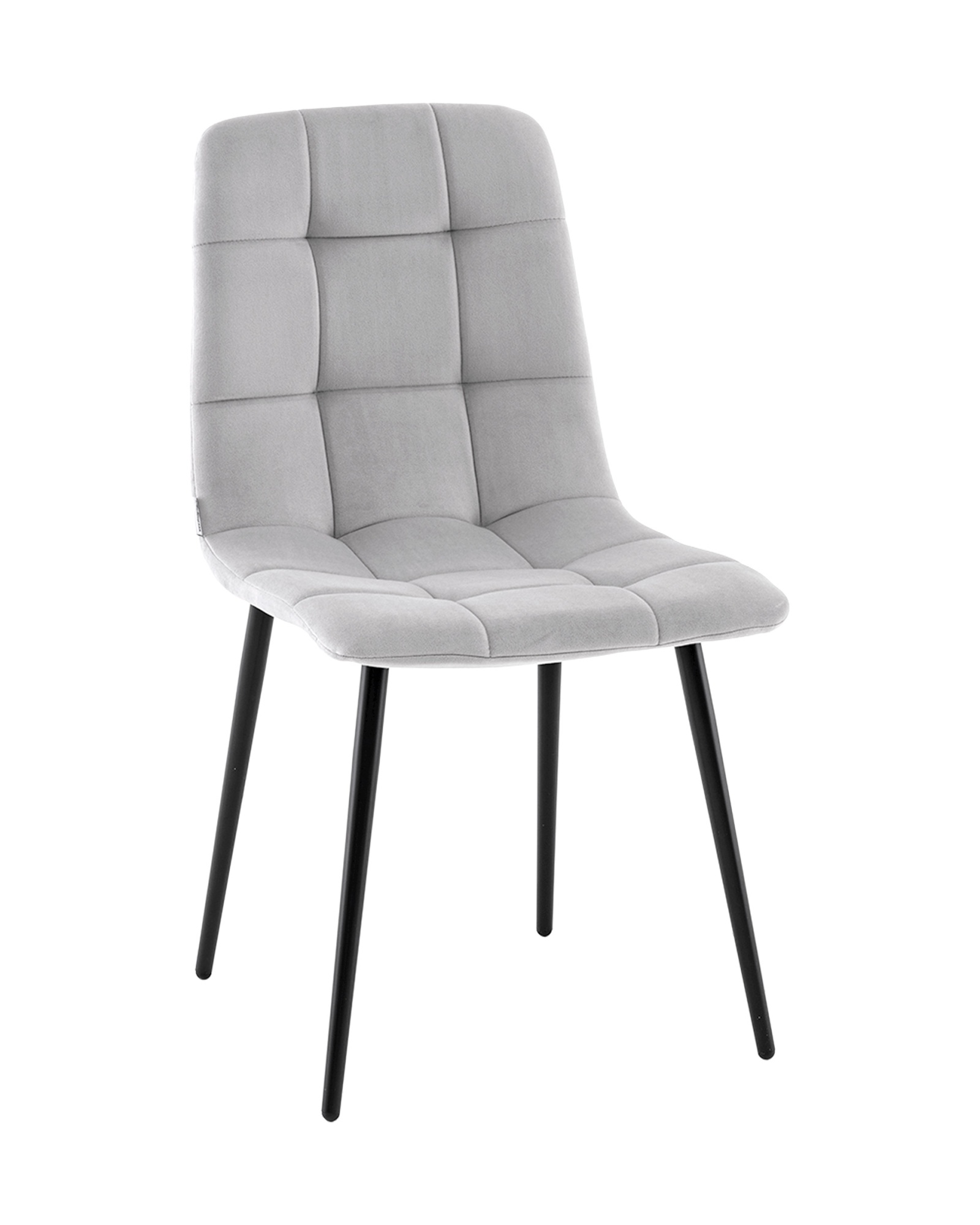 Стул Одди NEW велюр светло-серый