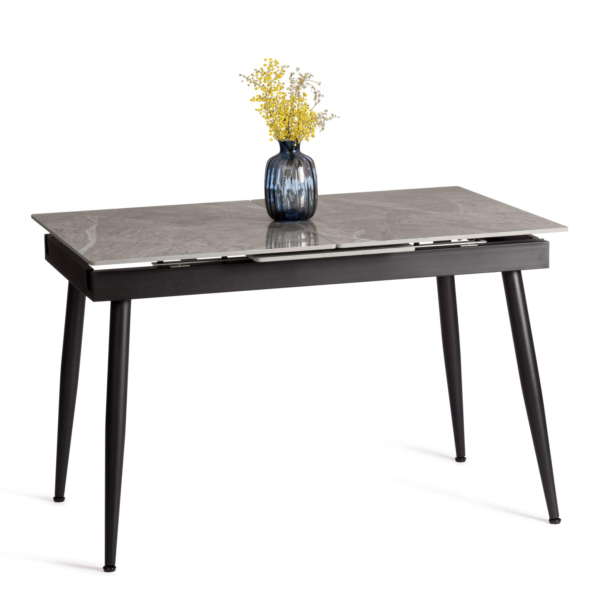 Стол обеденный Balmoral/Балморал серый и черный