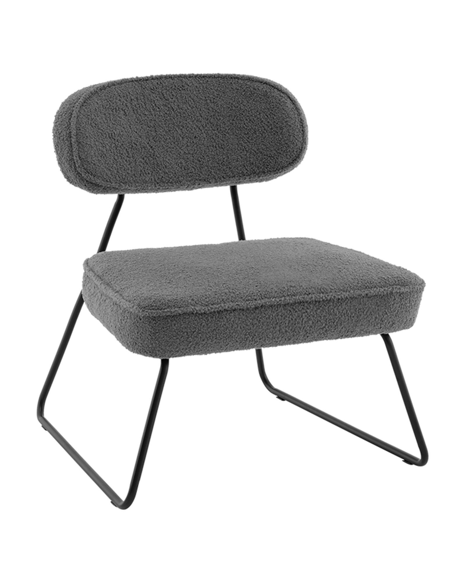 Кресло Kate new ткань букле темно-серый