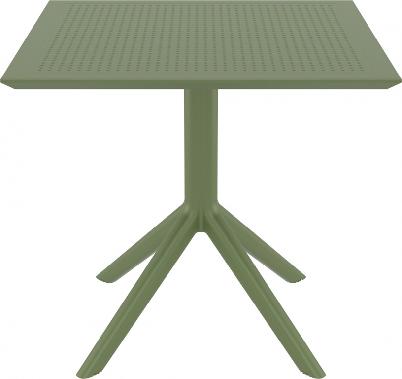Стол пластиковый Siesta Contract Sky Table 80 оливковый