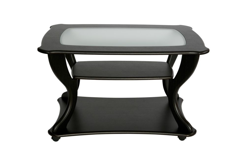 Стол журнальный Маэстро + стекло СЖС-02 венге