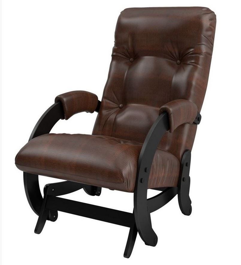 Кресло-глайдер "Консул" антик крокодил, венге