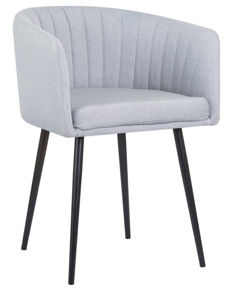 Стул обеденный ALINA серо-голубая ткань LAR-106D-23