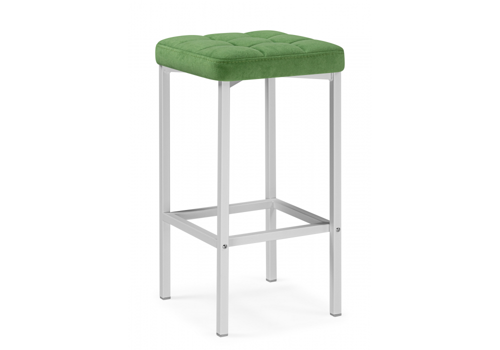 Барный стул Лофт катания минт, белый матовый