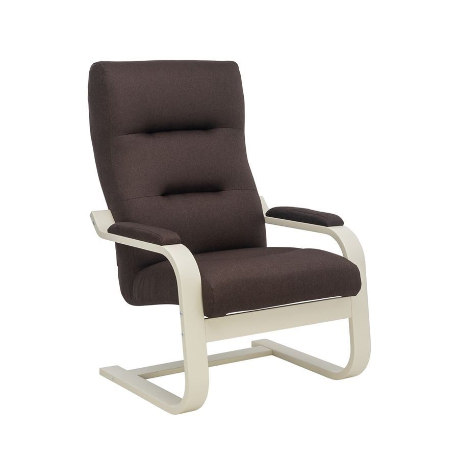 Кресло Оскар слоновая кость, ткань мальмо 28