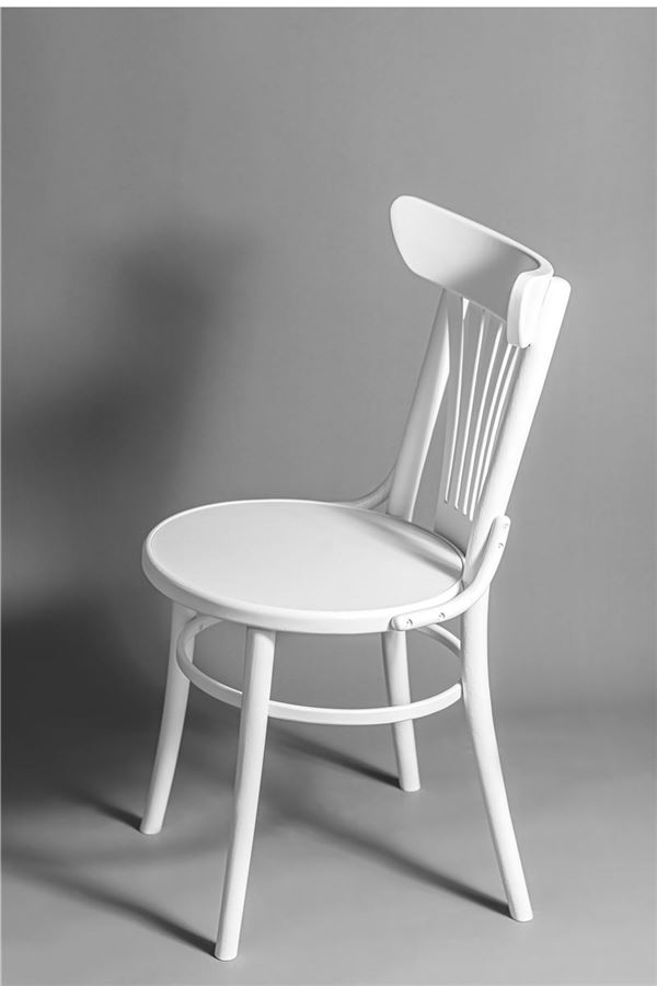 Стул венский Uranus белый, жесткое сиденье