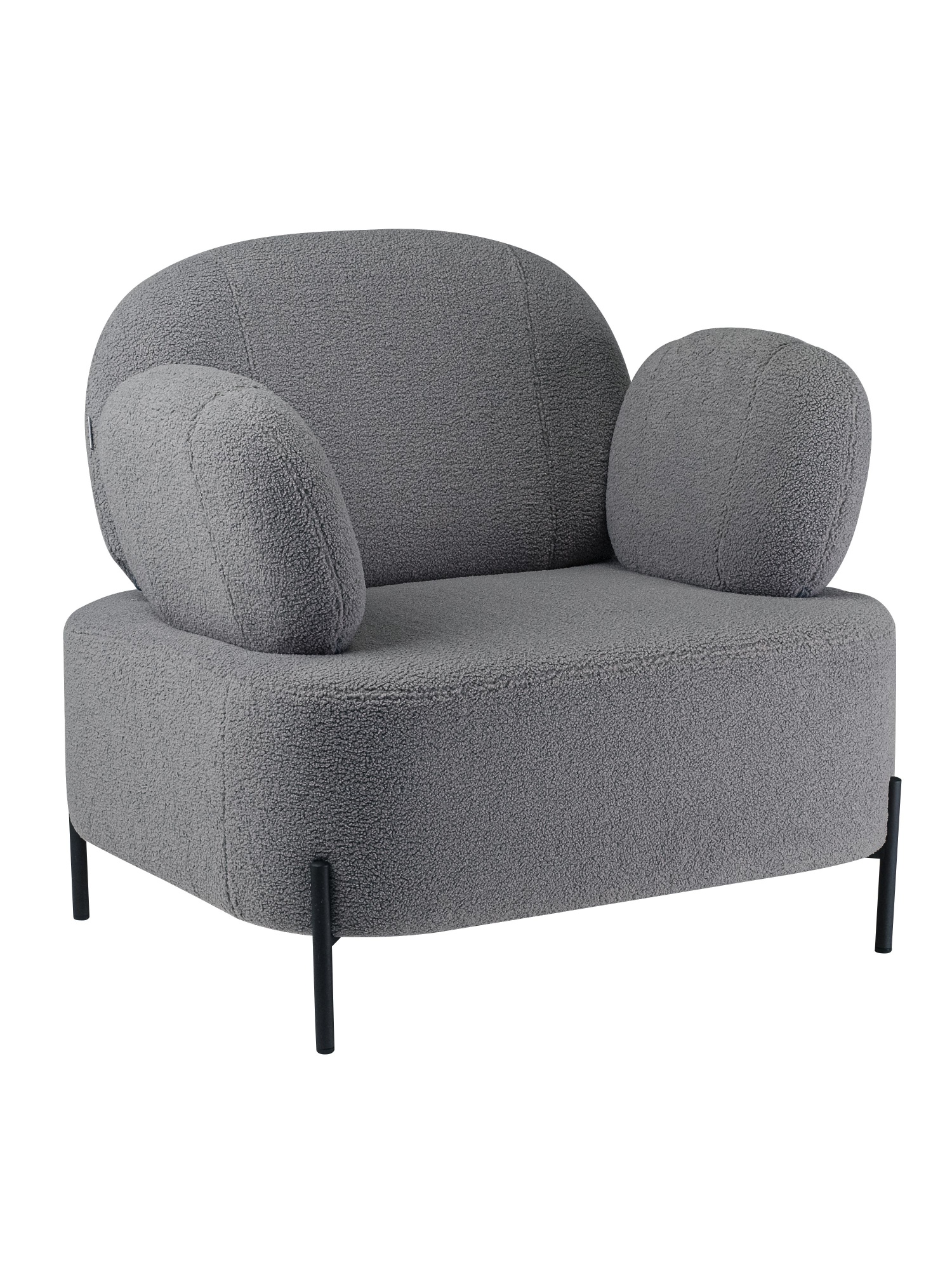 Кресло Джой экомех серый HUSH 994