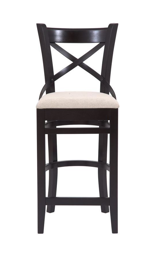 Стул барный "Hugo" венге, бежевый