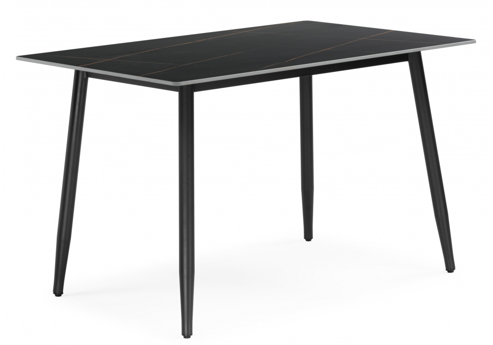 Керамический стол Rion 120 черный мрамор, черный