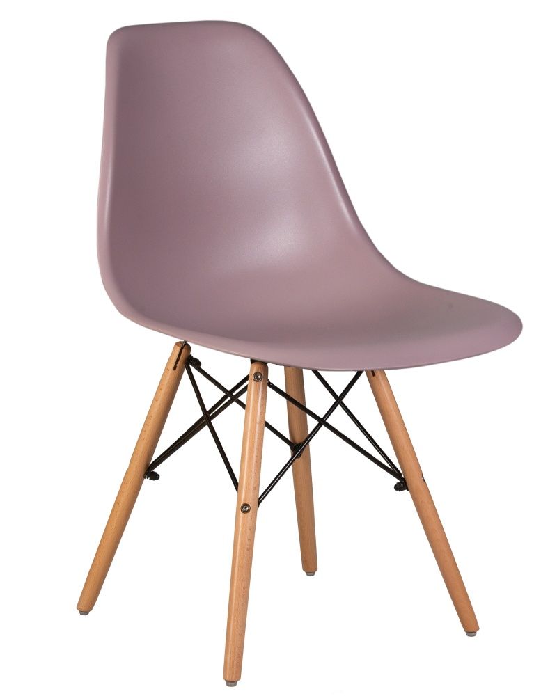 Стул обеденный DSW ножки светлый бук, сиреневый P-04