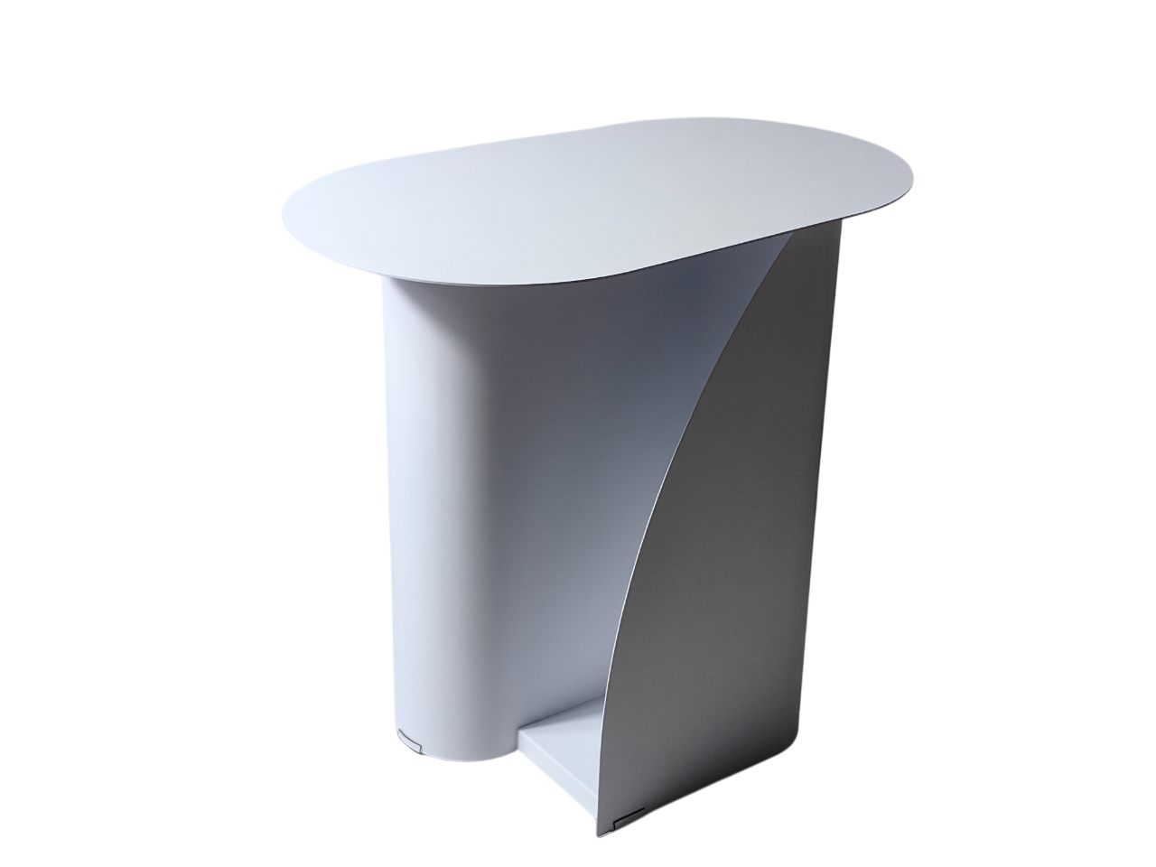 Журнальный столик Yvaine металл белый