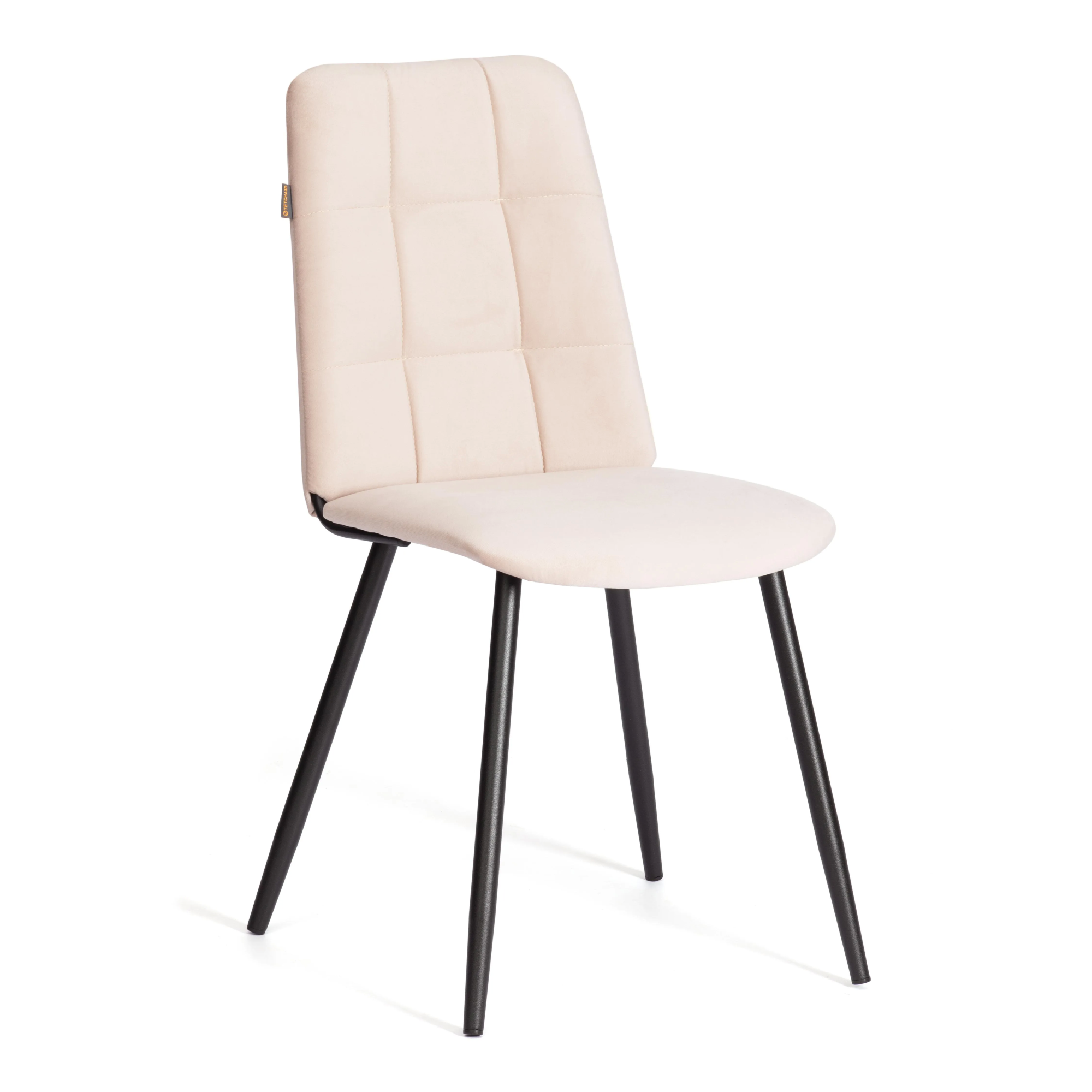 Стул обеденный Asti светло-бежевый велюр