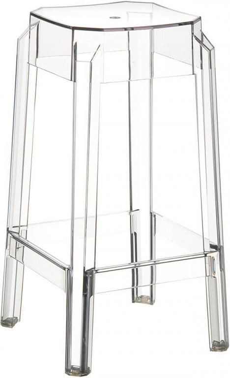 Табурет прозрачный полубарный Fox 65