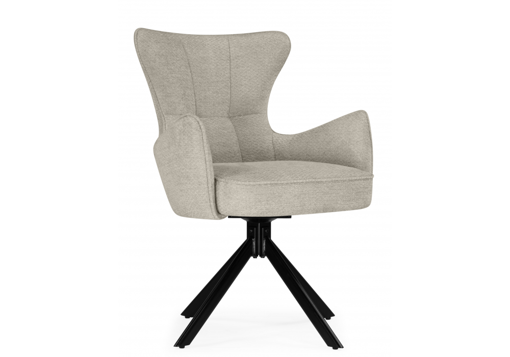 Стул на металлокаркасе Atlanta бежевый, черный