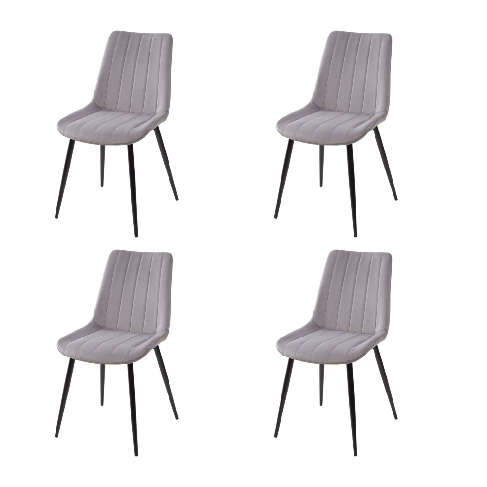 Стул FLIP серый велюр G108-33