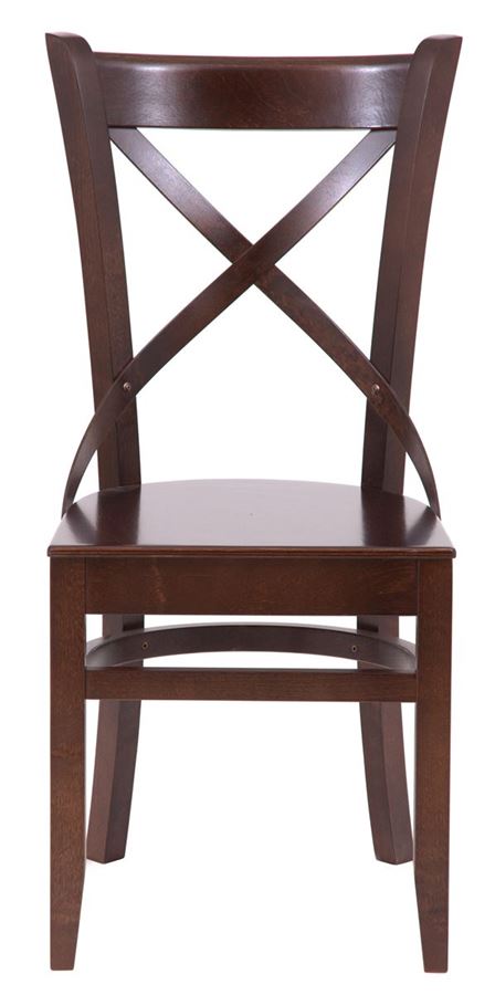 Стул "Hugo" твердый, темный тон