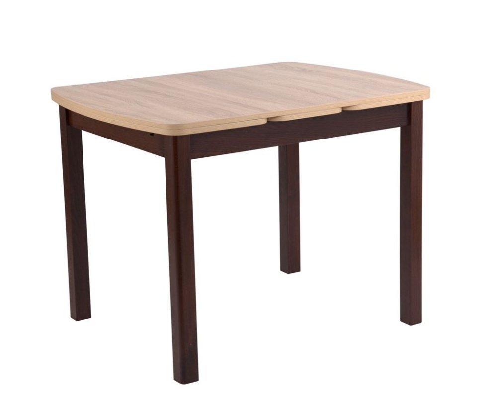 Стол "Вирго-1" сонома, темный орех