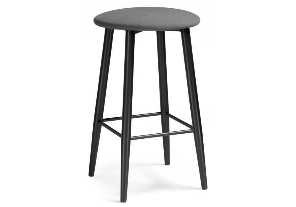 Полубарный стул Гангток катания графит, черный матовый