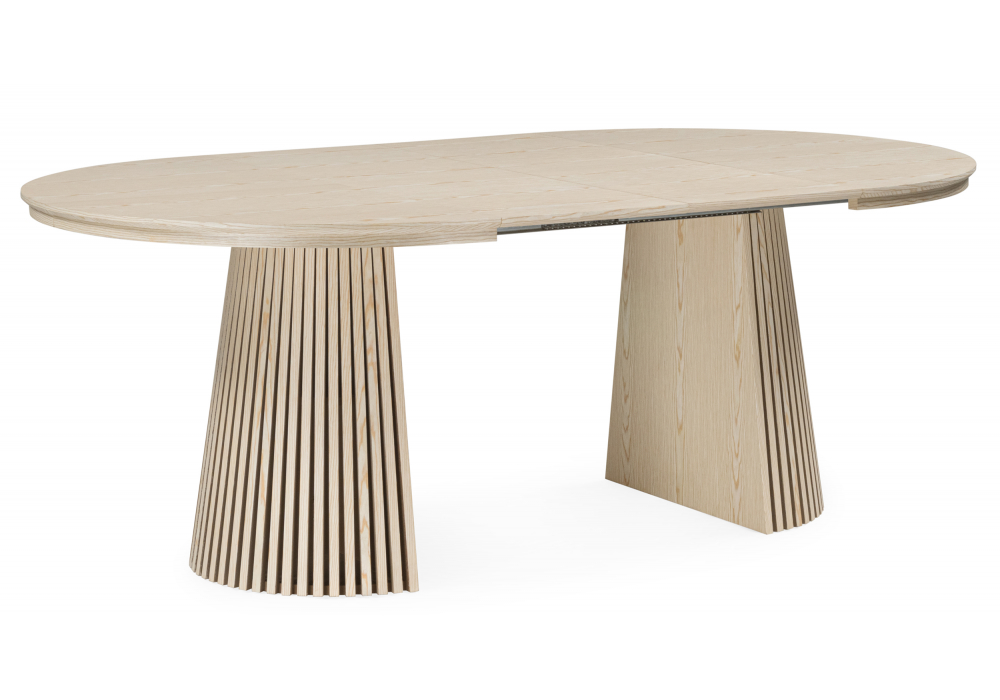 Стол деревянный Mersin 120(200)x120 шпон дуба, бук