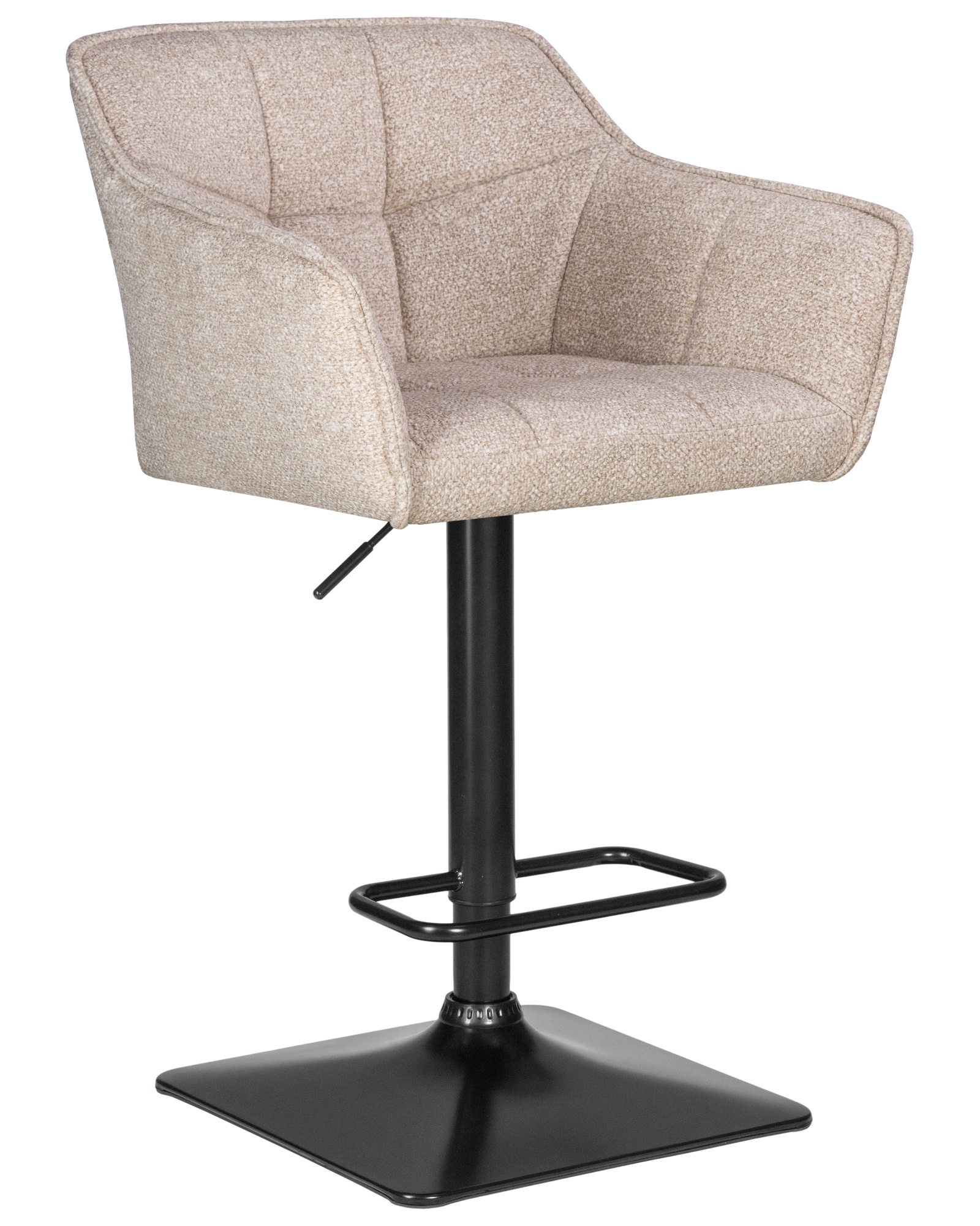 Стул барный RALF бежевый твид LEO26