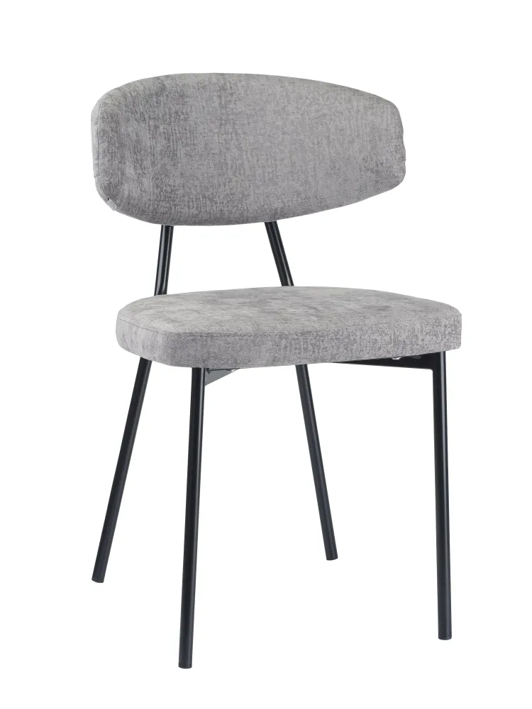 Стулья для кухни Дрим серый шенилл ELEMENT 993, комплект 2шт