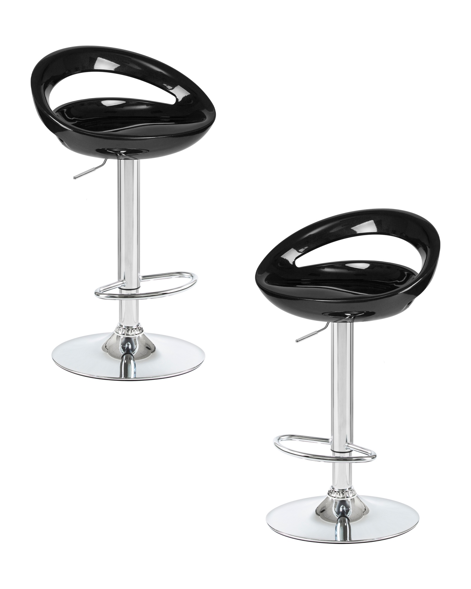 Набор 2 шт Стул барный DISCO, черный