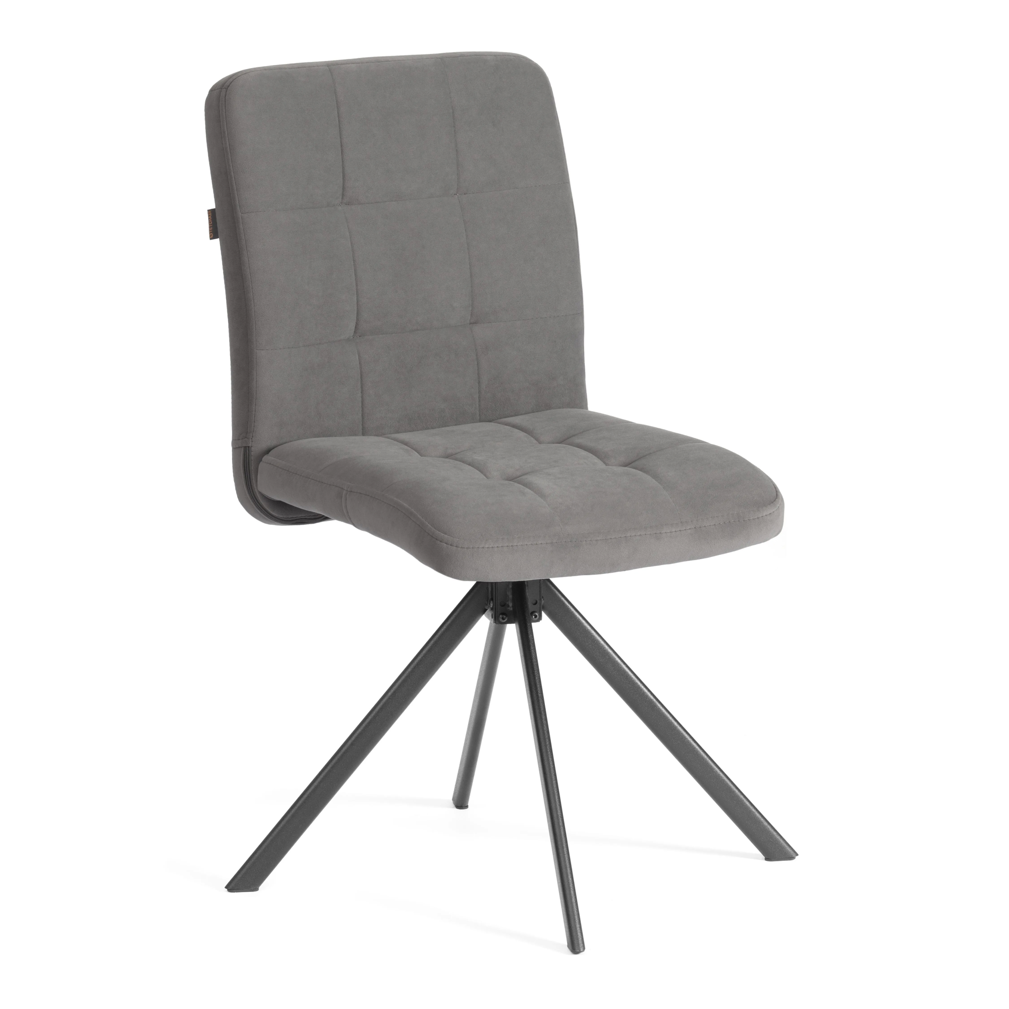 Стул обеденный Medeo серый велюр