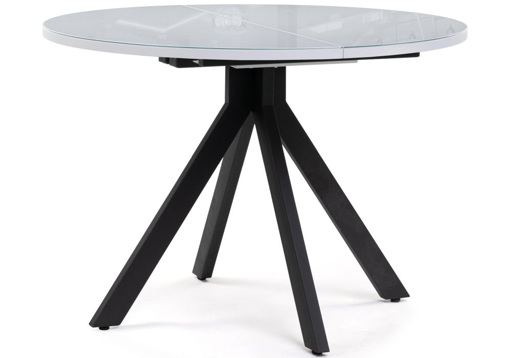 Стол Бетина черный, белый